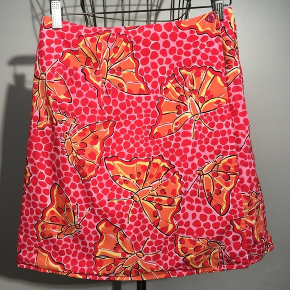 LILLY PULITZER Zebra/Butterfly Reversible Skirt - Picture 5 of 8